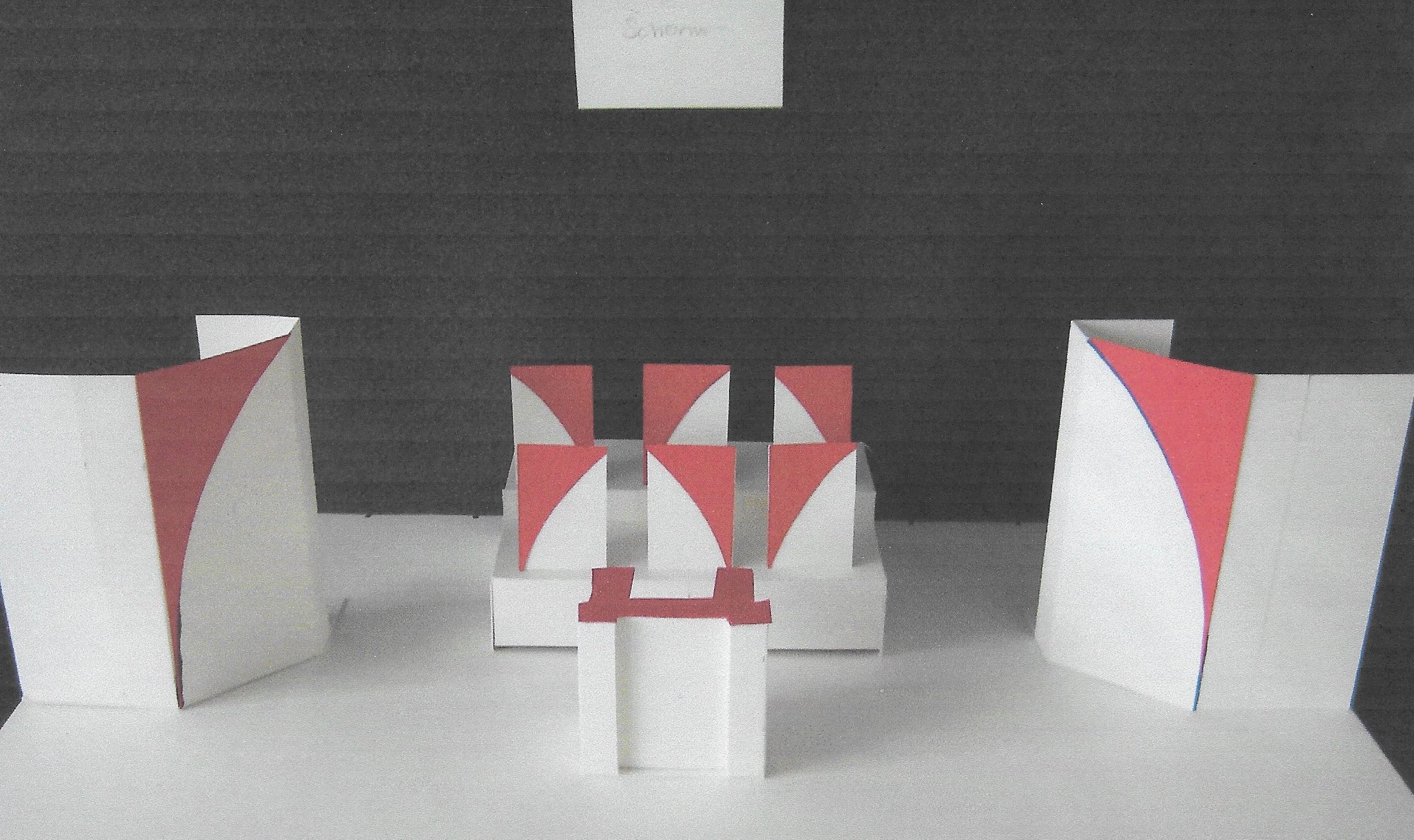 Ontwerp toneeldecor "Happy End"